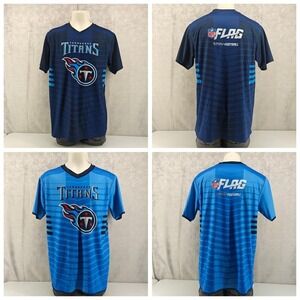 Tennessee Titans Flag Football Jersey‎ Mens Large Blue Jersey Reversible Shirt